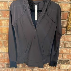 Black lightweight  Lululemon pullover,